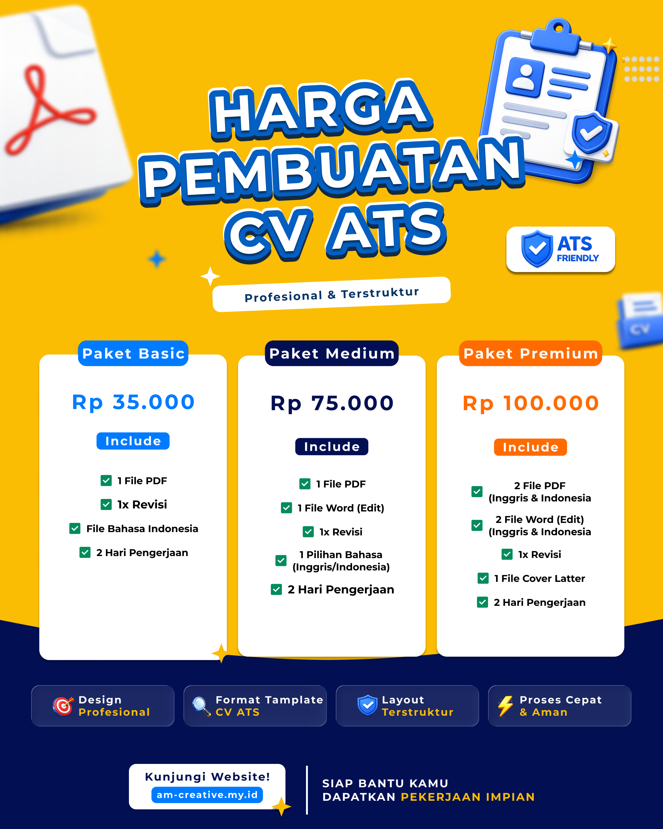 Design Project pamflet cv