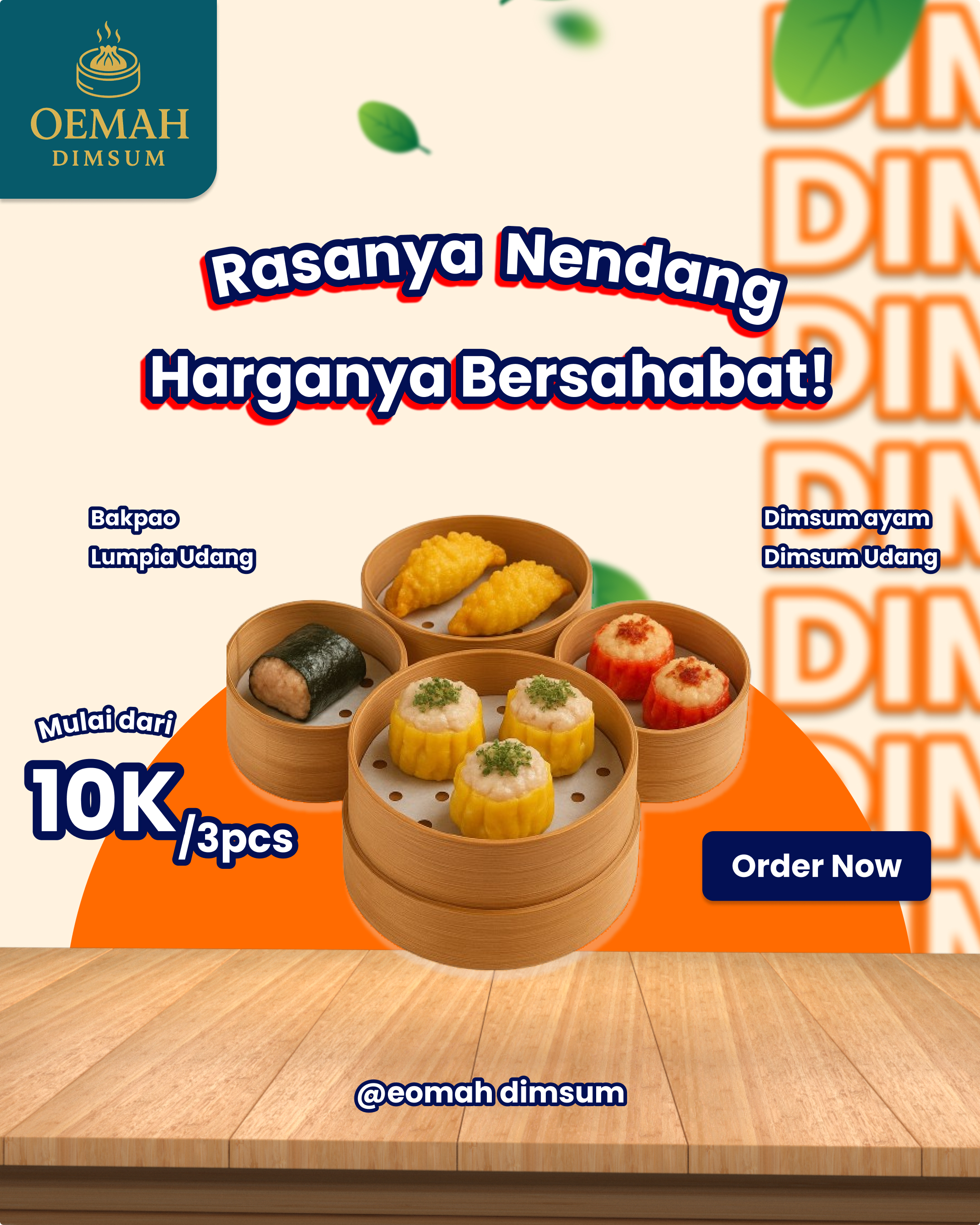 Design Product Poster Oemah Dimsum